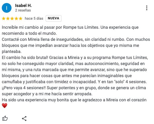 ROMPE TUS LIMITES - TESTIMONIO