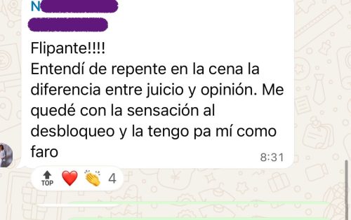 Testimonios taller D -nieves