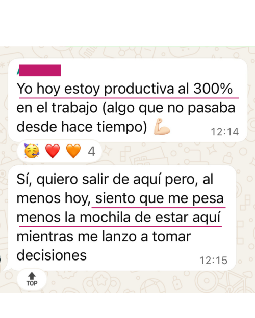 poder femenino -taller - lideratu poder- testimonios8